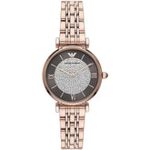 Emporio Armani Elegant Rose Gold-Tone Ladies Watch -   -  Emporio Armani.